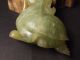 Js479 Rare,  Chinese Old Jade Handmade Engraving Dragon Turtle Other photo 5