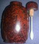 Solid Spotted Red Flower Jasper (rare) Antique Snuff Bottle Smoothly Carved Snuff Bottles photo 1
