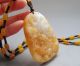100% Chinese Huanglong Jade Carved Dragon Rat Necklace Pendant Nr Other photo 3