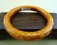 Chinese Classical Hand Carved Dragon Grain Old Jade Bracelet/10 - 055 Bracelets photo 4