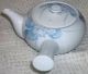 Vintage Blue & White Fukagawa Type Small Porcelain Teapot Hydrangeas Teapots photo 1