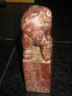 Vintage Stone Carved Foo Dog On A Stand Foo Dogs photo 3