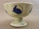Antique 19thc Chinese Blue & White Porcelain Pedestal Footed Bowl Bowls photo 5