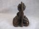 Chinese Bronze Statue Amitabha Buddha Two Faces Old 