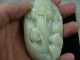 100% Of The Natural Hetian Soft Jade,  God Of Wealth,  Safety Certificate Other photo 3