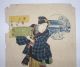 19c Japanese Antique Old Woodblock Print Beauty Art By Sadabo Prints photo 1