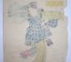 19c Japanese Antique Old Woodblock Print Beauty Art By Sadabo Prints photo 5