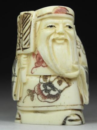 Chinese Handwork Porcelain The Old Statues photo