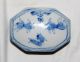 Vintage Chinese Porcelain Eight Sided Octogon Covered Bowl Dish Hand Painted Bowls photo 1