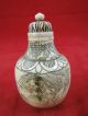 Antique Ch’ing Dynasty Chinese Oxbone Snuff Bottle Snuff Bottles photo 2