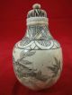 Antique Ch’ing Dynasty Chinese Oxbone Snuff Bottle Snuff Bottles photo 4