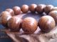 Js771 Unique,  Chinese Natural Boxwood Carved （buddha Beads）bracelet Bracelets photo 3