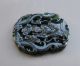 Chinese Hetian Black Green Jade Hollow Out Carved Dollpendant Nr Other photo 3