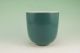 Chinese Monochrome Blue Glaze Porcelain Cup Glasses & Cups photo 4