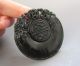 Chinese Hetian Black Green Jade Hollow Out Carved Dragon Pendant Nr Other photo 2
