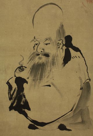Japanese Hanging Scroll : Kano Eisenin Michinobu 