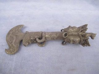 Buddhist\taoist Weapon Shinning Copper Chinese Exquiste Unique photo