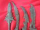 Collection Chinese Bronze Ancient Delicate Carving Knife & Sword Weapons - - Fc Other photo 1