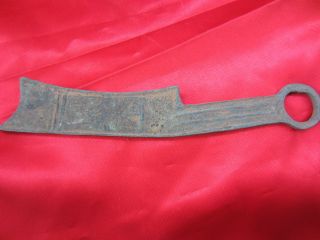 Chinese Bronze Collection Ancient Unique Knife Shape Coin Id photo