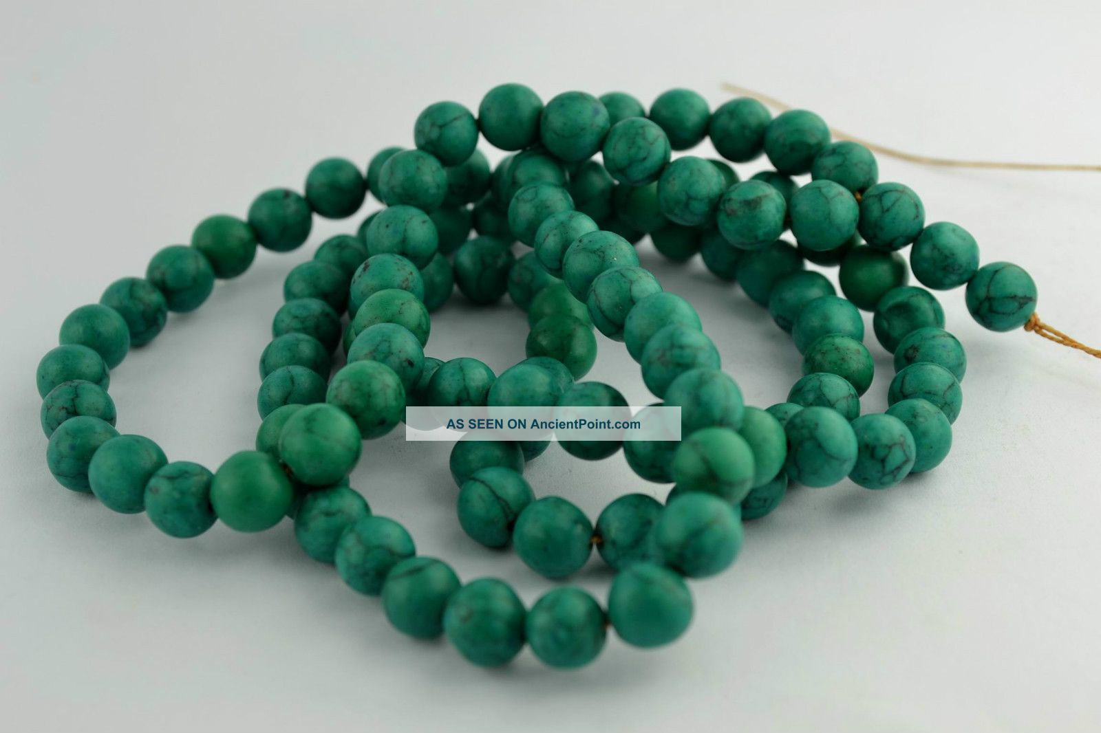 China Rare Collectibles Old Handwork Turquoise Bead Necklace Bracelet +++++++++ Necklaces & Pendants photo