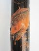 Fine Antique Japanese Gadget Cane Fishing Rod Walking Stick 1900 Carved Fish Other photo 3