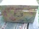 Antique Hand Painted Goat Chinese Trunk Chest W/ Issues,  As Table? Brass Handles Chests photo 6