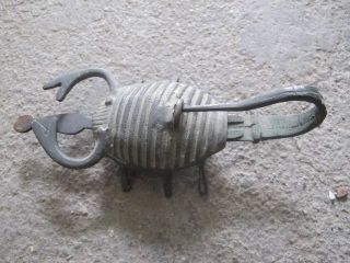 Chinese Ancient Style Bronze Scorpion Shape Vivid With Key Unique photo