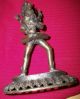 Bronze Statue India Indian Antique 7 1/4 By 4 1/2 Inches Excellent India photo 1