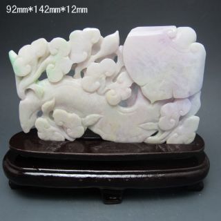 100% Natural Jadeite Jade Hand - Carved Statues - - - Ling Zhi Nr/xb2148 photo