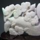 100% Natural Jadeite Jade Hand - Carved Statues - - - Ling Zhi Nr/xb2148 Other photo 2