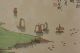 Mountain Landscape With Big Open Lake And Boats Signed Song Wenzhi Paintings & Scrolls photo 4