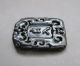 Chinese Hetian Black Green Jade Hollow Out Carved Dragon Pendant Nr Other photo 4