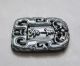 Chinese Hetian Black Green Jade Hollow Out Carved Dragon Pendant Nr Other photo 5