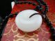 A 100% Hotan White Jade,  Natural Jade,  Peace Button,  Jade Pendant Necklaces & Pendants photo 1