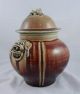 Antique Chinese 18th Or 19th C Oxblood Vase Foo Dog Handles - Mythology Ndragon Bowls photo 6