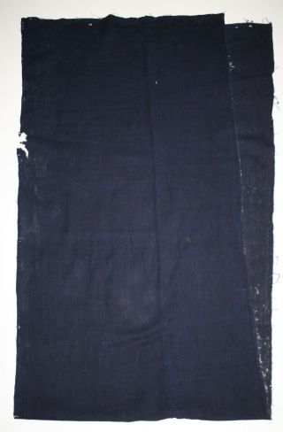 Japanese Old Antique Solid Indigo Cotton Fabric Boro Futon Kimono Textile 20x77 