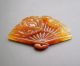 100% Chinese Yellow Dragon Jade Carved Peony Bird Pendant Nr Other photo 3