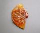100% Chinese Yellow Dragon Jade Carved Peony Bird Pendant Nr Other photo 4