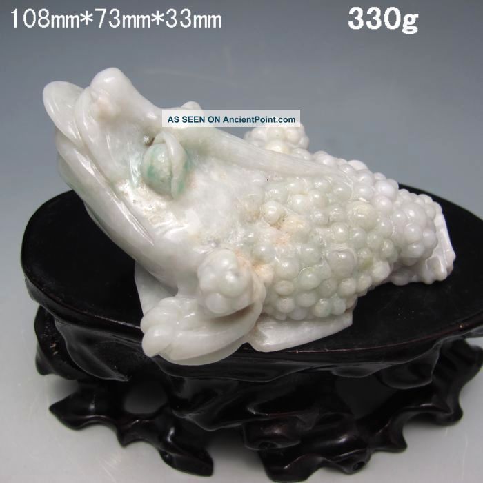 100% Natural Jadeite A Jade Hand - Carved Statues - - - - Jinchan Nr/nc1996 Other photo