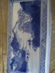 Vintage Oriental Chinese Blue White Porcelain Signed Brush Box Handpainted Asian Brush Pots photo 8