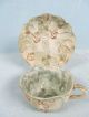 Early 20thc Japanese Banko Ware Teacup & Saucer Tapestry Teapots photo 2