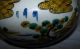 1848 - 1854 Kutani Matsuyama Kiln Lidded Serving Bowl Green Yellow Blue Mint Japan Bowls photo 10