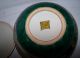 1848 - 1854 Kutani Matsuyama Kiln Lidded Serving Bowl Green Yellow Blue Mint Japan Bowls photo 8