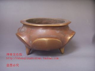 Js532 Rare,  Chinese Bronze Carved Incense Burners photo