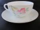 Noritake - 4 Cups & Saucers - Hand Painted Japan 19322 Azalea - Red Stamped Glasses & Cups photo 1