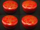 Japanese Antique Red Lacquer Tea Caddy Ivy Makie Small Size Hira - Natsume Tea Caddies photo 11