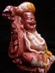 Chinese Shoushan Stone,  Statue Of Laughing Buddha Kwan-yin photo 1