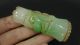 Chinese Antique Green Jade/jadeite Pendant/bird&bamboo Necklaces & Pendants photo 1