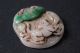 Antique Chinese Green Jadeite Pendant /cute Mouse &ruyi Means Auspicious Necklaces & Pendants photo 2
