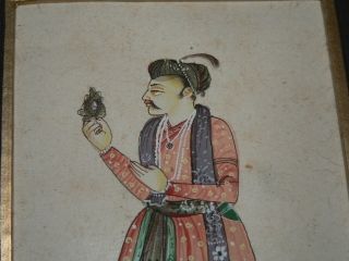 Indian Miniature Portrait Painting photo